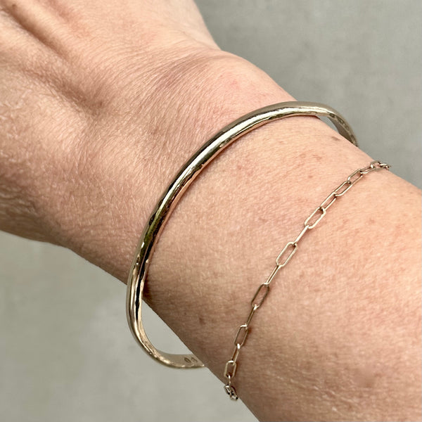 Personalized Gold Cuff Bangle