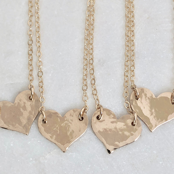Small Gold Heart Necklace