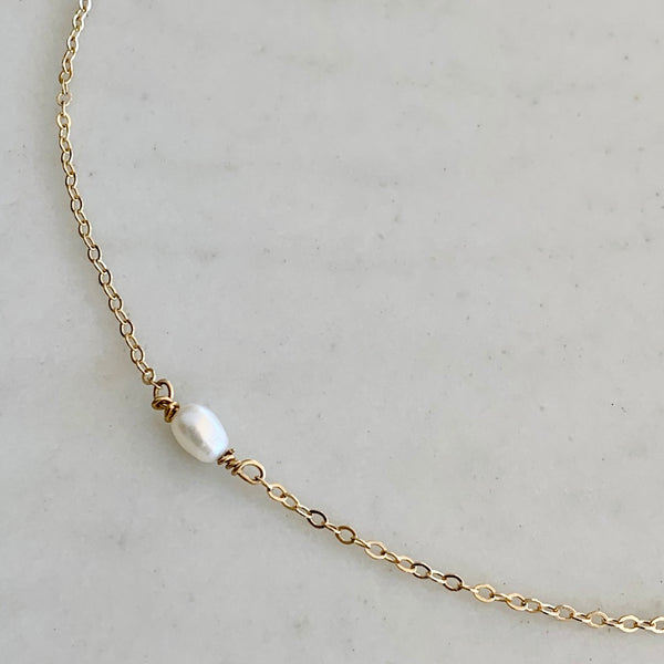 Tiny Pearl Necklace