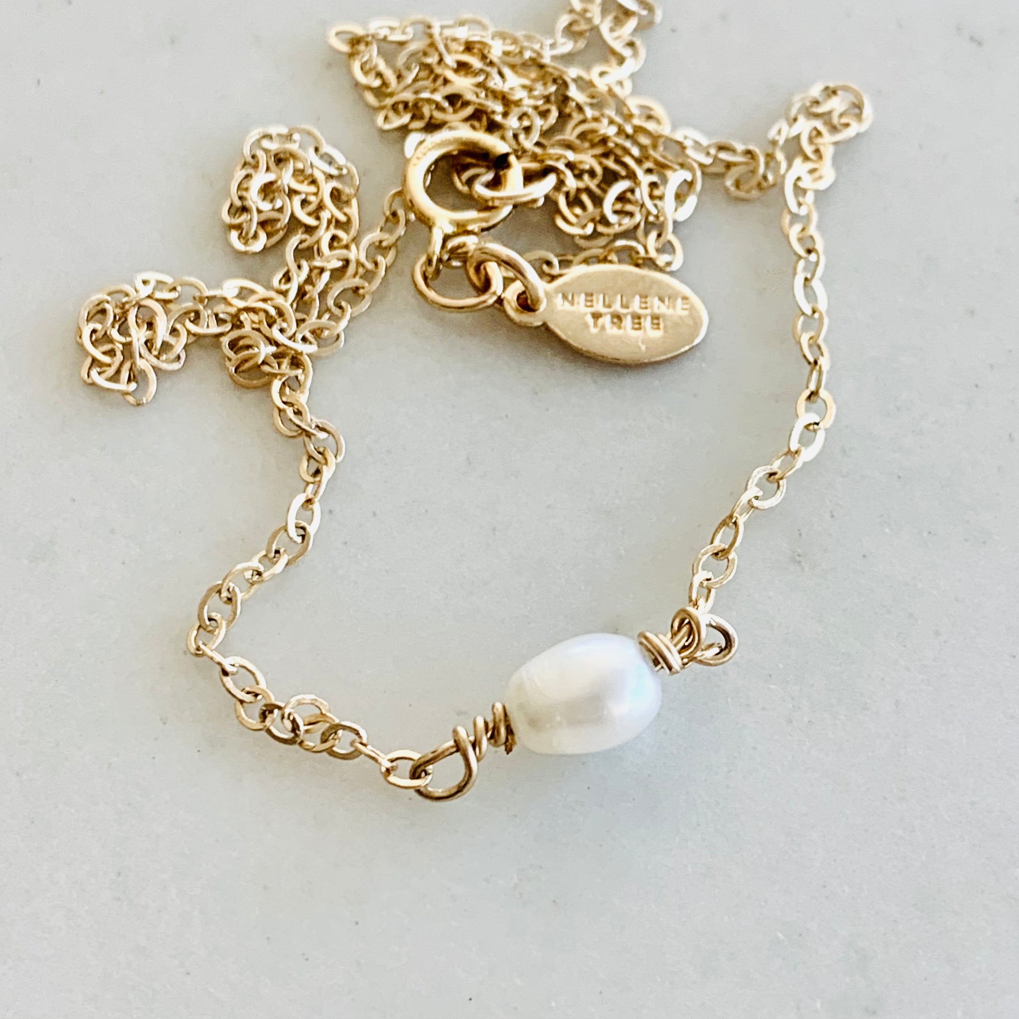 Tiny Pearl Necklace