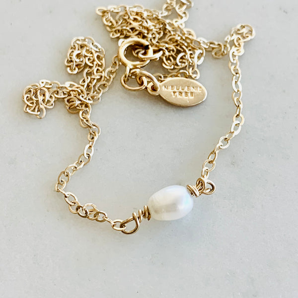 Tiny Pearl Necklace