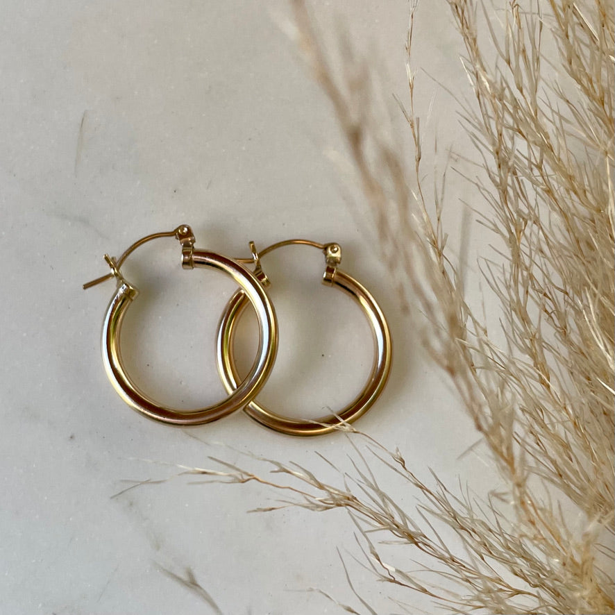 Classic Gold Hoop Earrings