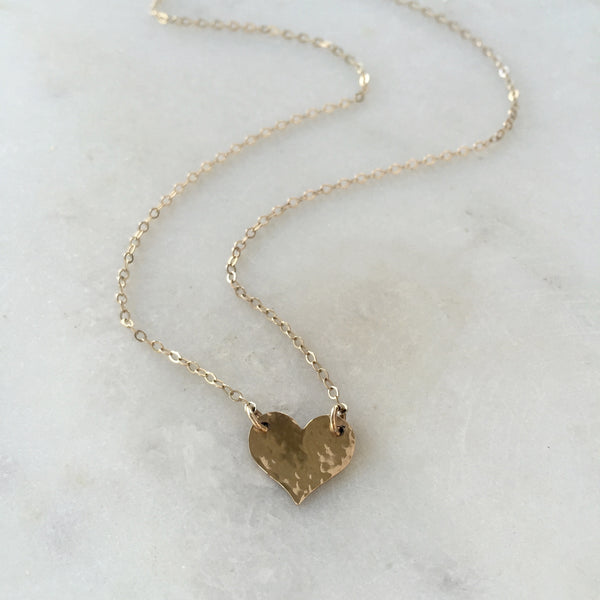 Small Gold Heart Necklace
