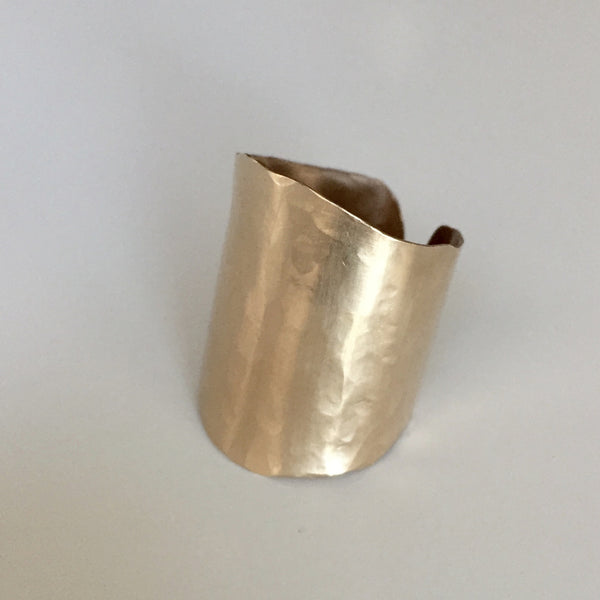 Organic Gold Cuff Ring