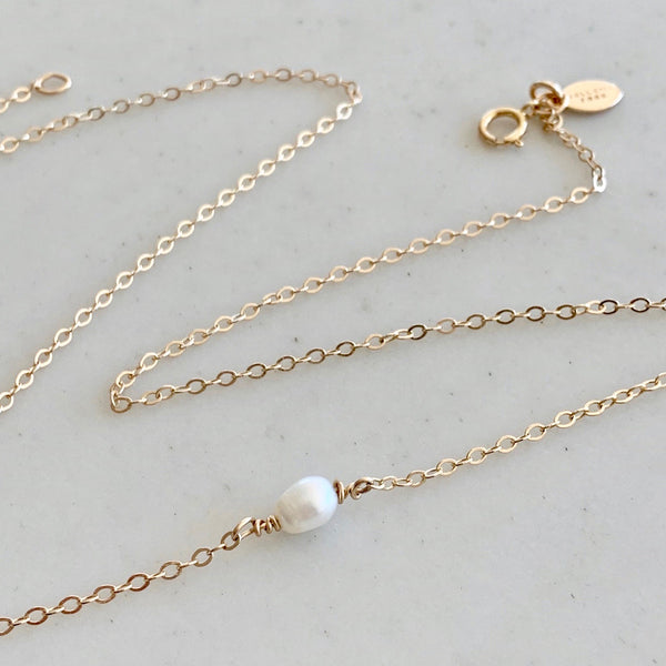 Tiny Pearl Necklace