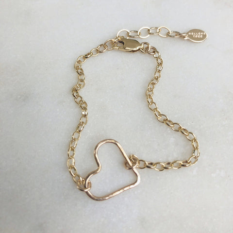 Open Heart Bracelet